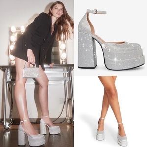 Women's Steve Madden Charlize Rhinestone Double Platform Pumps